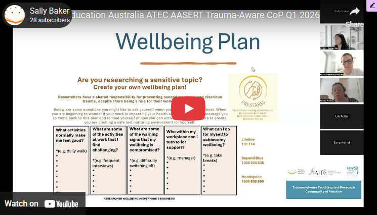 Q1 2026 PRESTARSS Project - Working with Sensitive Topics