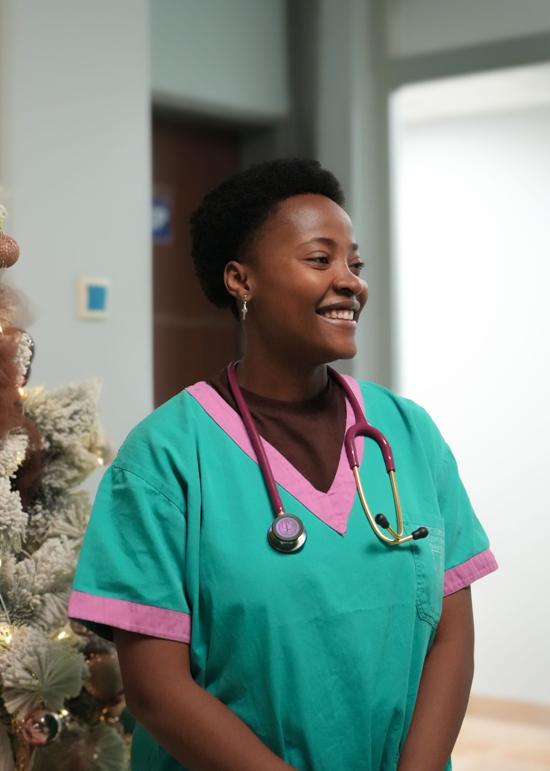 Nurse working in a healthcare setting