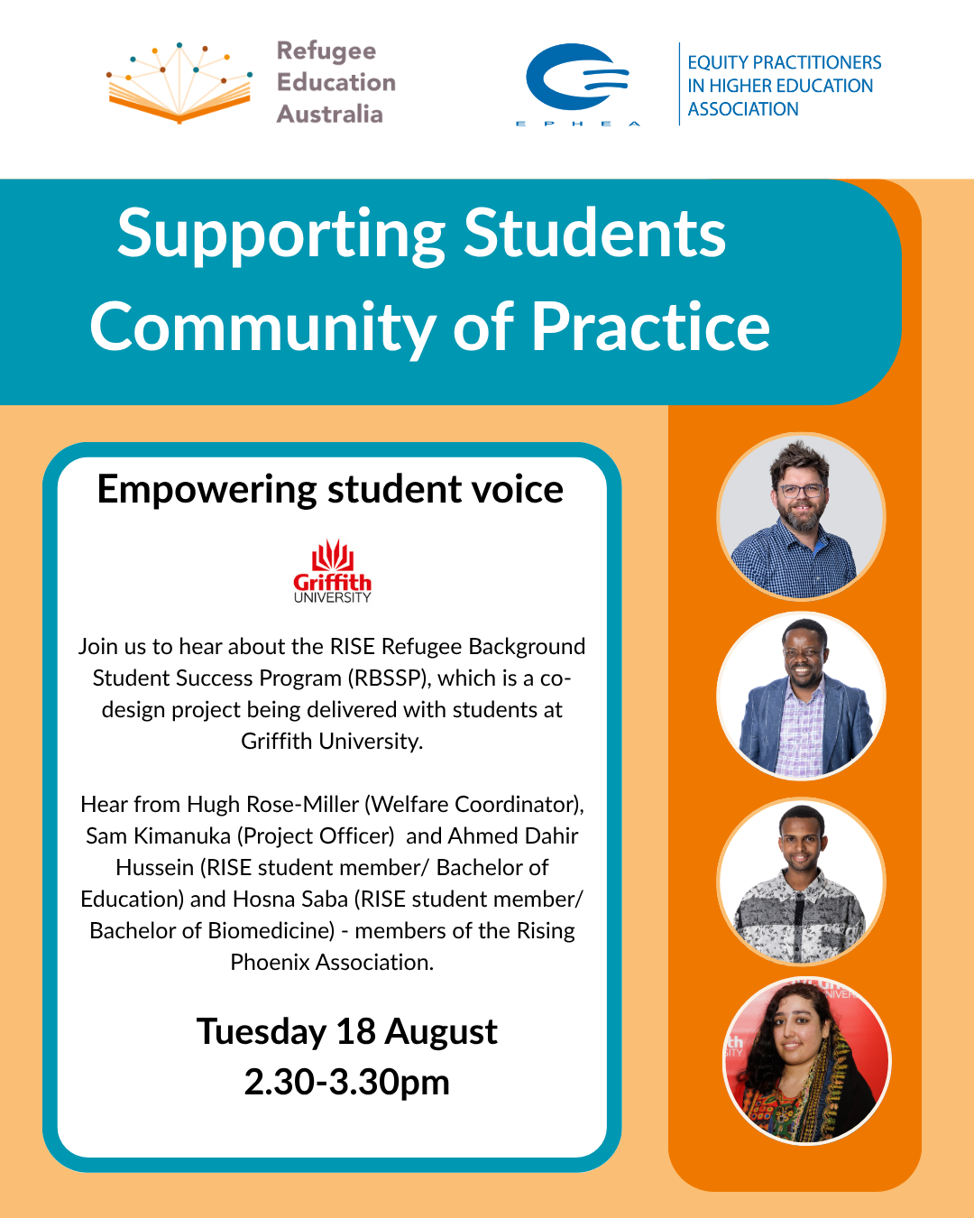 REA Supporting Refugee Students CoP Q3 2026